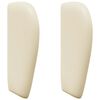 vidaXL Orecchia della Testata Crema PVC