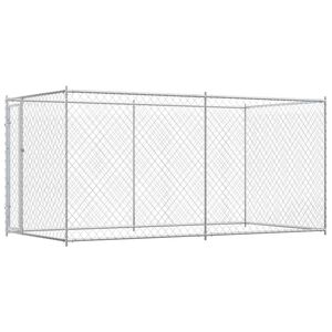 vidaXL Canile da Esterno 382x192x185 cm
