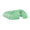 vidaXL Serra con Telaio in Acciaio Verde 50 m&sup2; 10x5x2,3 m