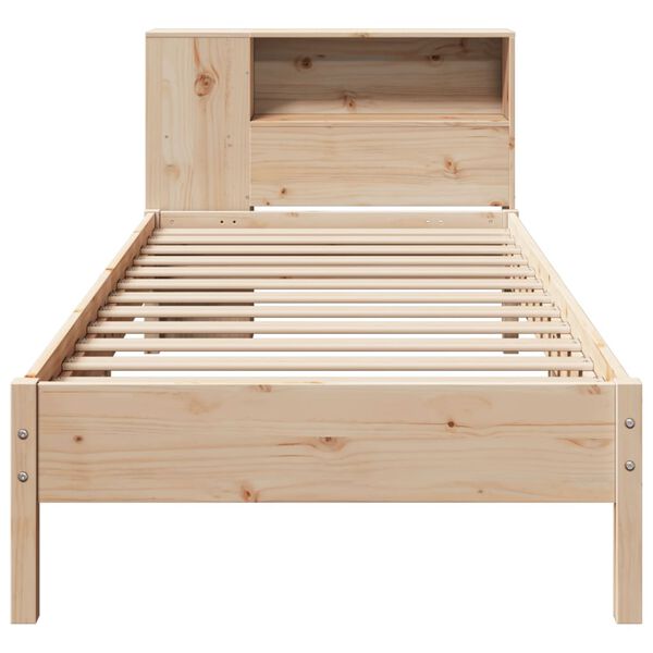 vidaXL Letto Libreria senza Materasso 90x200 cm Legno Massello Pino