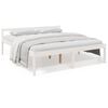 vidaXL Letto per Anziani Bianco 180x200 cm Super King Legno di Pino