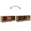 vidaXL Mobile TV Legno vecchio 102 x 35 x 36,5 cm Legno multistrato