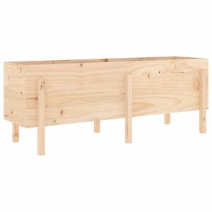 vidaXL Fioriera Rialzata da Giardino 160x50x57 cm Legno Massello Pino