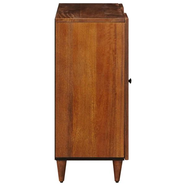 vidaXL Credenza Noce 90 x 33,5 x 75 cm Legno di mango massello