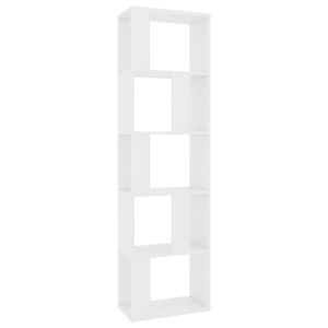 vidaXL Libreria/Divisorio Bianco 45x24x159 cm in Legno Multistrato