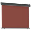 vidaXL Tendalino Laterale per Balcone 125x250 cm Marrone