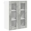 vidaXL Armadio pensile Grigio cemento 60 x 31 x 80 cm