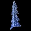 vidaXL Albero di Natale con 160 LED Bianco Freddo 150 cm Acrilico