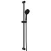 vidaXL Set di Sistema Doccia Nero 100 cm Acciaio Inox