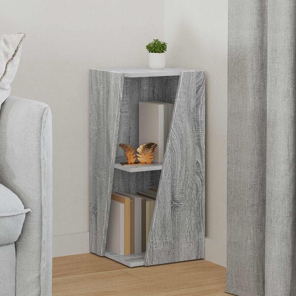 vidaXL Mensola laterale Grigio Sonoma 33 x 32 x 70,5 cm