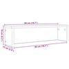 vidaXL Scaffale da Cucina Impilabile Legno Vecchio 50x15x16 cm