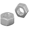 vidaXL Nuts Esagonali a Ghianda 2 pcs Argento m8 Metallo