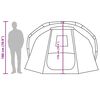 vidaXL Tenda da Pesca per 4 Persone Verde Oliva Impermeabile