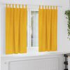 vidaXL Tende oscuranti 2 pcs Giallo senape 140 x 175 cm Velluto