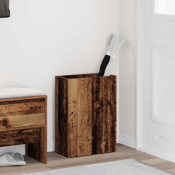 vidaXL Supporto per Ombrellone Legno vecchio 40 x 20 x 55,5 cm