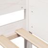 vidaXL Giroletto senza Materasso Bianco 80x200 cm Legno Massello Pino