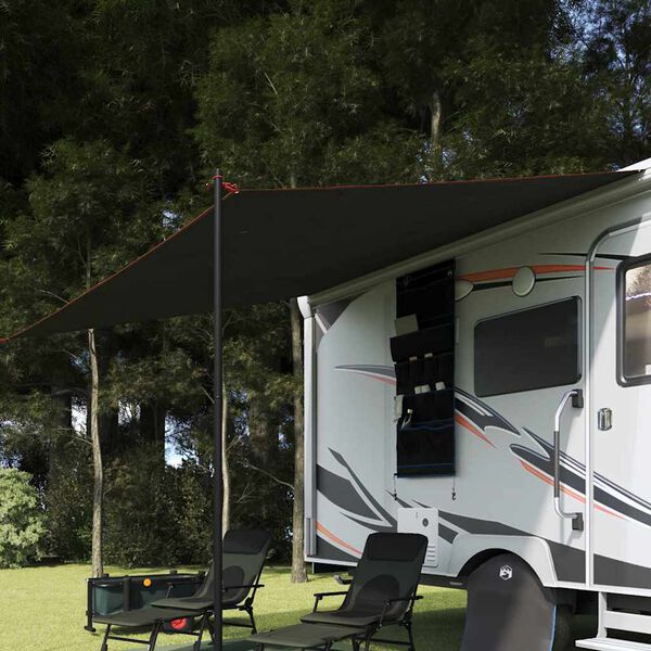 vidaXL Tarp resistente all'acqua Grigio e arancione