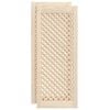 vidaXL Ante con Design a Reticolo 2 pz 39,5x99 cm in Legno di Pino