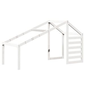 vidaXL Tetto per Letto Bambini Bianco 198x87x113cm Legno Massello Pino