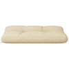 vidaXL Cuscino per Pallet Beige 80x40x12 cm in Tessuto