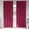 vidaXL Tende Blackout con Anelli 2 pcs Rosso Vino 245 x 140 cm