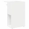 vidaXL Tavolino Bianco 35 x 40 x 55 cm Legno multistrato