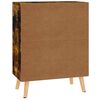 vidaXL Credenza Rovere Fumo 60x30x72 cm in Legno Multistrato
