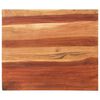 vidaXL Piano Tavolo in Legno Massello di Acacia 25-27 mm 60x70 cm