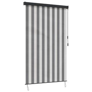 vidaXL Tenda a rullo Antracite e Bianco 160 x 250 cm