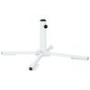 vidaXL Supporto Parasol Bianco Acciaio