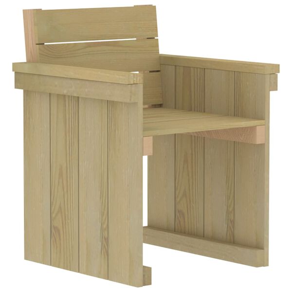 vidaXL Set da Pranzo per Giardino 7 pz in Legno di Pino Impregnato
