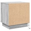 vidaXL Armadio da Notte 2 pcs Grigio 44 x 34,5 x 45 cm