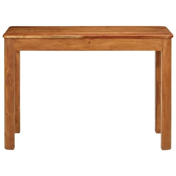 vidaXL Tavolo da Pranzo 110x55x76 cm Legno Massello di Acacia