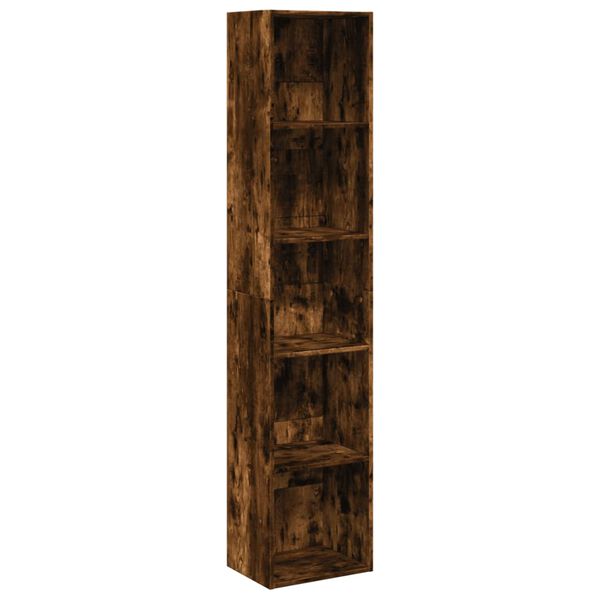 vidaXL Libreria Rovere Fumo 40x30x189 cm in Legno Multistrato