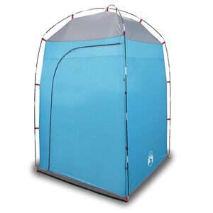 vidaXL Tenda da Doccia Blu Impermeabile