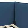 vidaXL Cornice del letto ad angolo Blu 80 x 200 cm Velluto