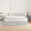 vidaXL Struttura letto con contenitore Grigio Sonoma 180 x 200 cm