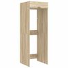 vidaXL Mobiletto per lavatrice con porta Sonoma 67,5 x 68 x 200 cm