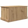vidaXL Scatola Portaoggetti Artigianale 70x40x38 cm Legno Multistrato