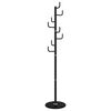 vidaXL Appendiabiti Nero 183 cm in Ferro Verniciato a Polvere
