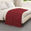 vidaXL Coperte da Pile 6 pcs Rosso Bordeaux 150 x 130 cm Panno