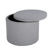 Venture Home Pouf Dunken 51x51x43 cm a Coste Grigio