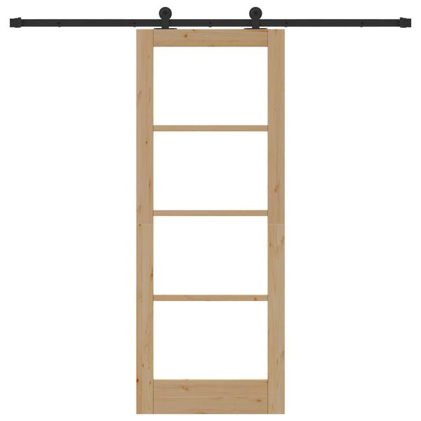 vidaXL Porta scorrevole ORKDAL Naturale 78 x 202 cm