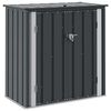 vidaXL Scatola di Stoccaggio per Giardino Nero 101,5 x 57 x 100,5 cm