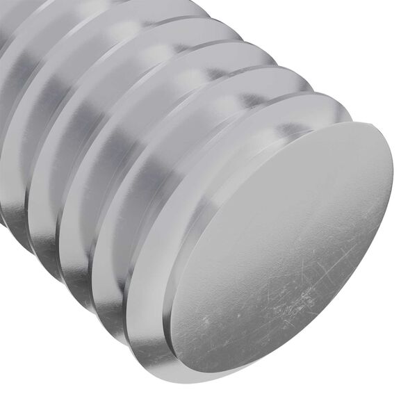 vidaXL Vite 2 pcs Argento 8 x 25 mm Acciaio