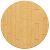 vidaXL Piano del Tavolo &Oslash;50x1,5 cm in Bamb&ugrave;