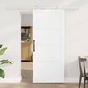 vidaXL Porta scorrevole ORKDAL Bianco 86 x 198,5 cm Pino massello