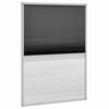 vidaXL Zanzariera Plissettata in Alluminio 80x120 cm con Tendina