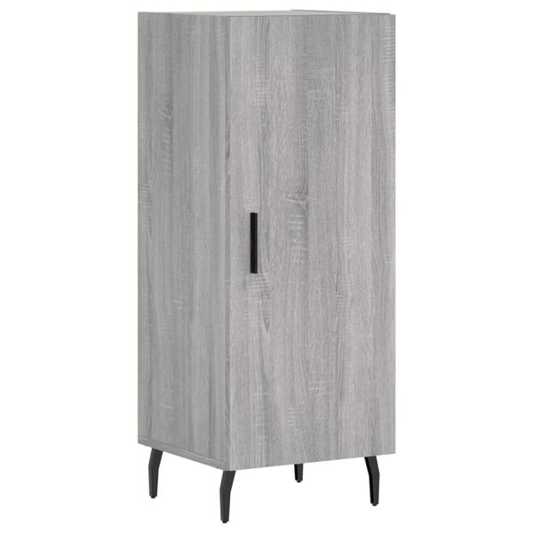 vidaXL Credenza Grigio Sonoma 34,5x34x90 cm in Legno Multistrato