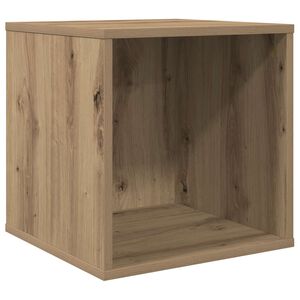 vidaXL Scatola per album in vinile Rovere Artigianale
